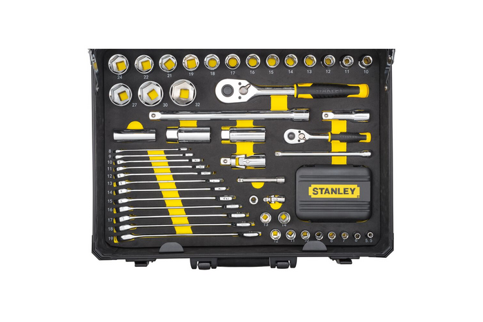 Kit d'entretien STANLEY STMT98109-1, mallette à outils, 142 pièces.