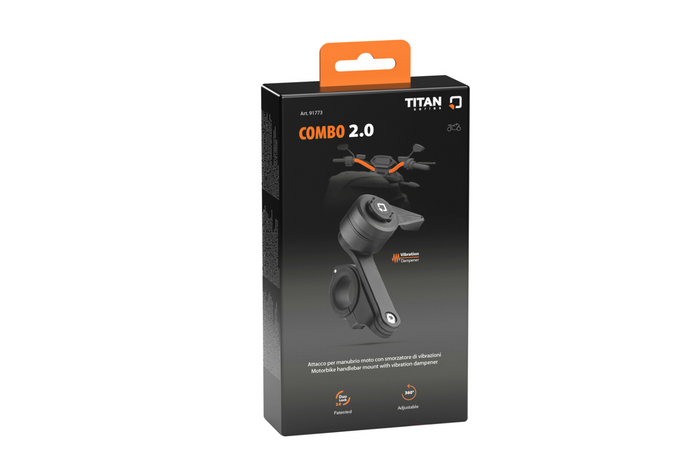Support de téléphone LAMPA Titan Combo 2.0 pour guidon