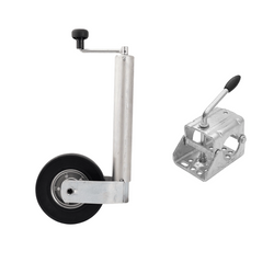 Roue jockey avec bride WINTERHOFF ST60-V-255SB+KLE60 400 kg 60 mm 525-755 mm