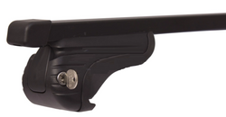 Barres de toit en acier Mont Blanc AMC 5400 pour rails traditionnels 