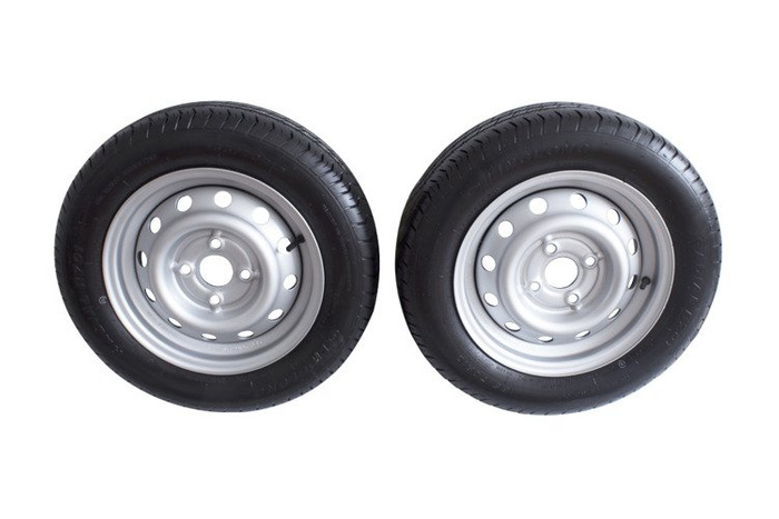 Jeu de deux roues pour remorque LINGLONG 155/70 R13 75N UNITRAILER JANTES 4Jx13" 4x100 ET:30