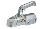 Attelage à boule WINTERHOFF WW 350-RC-H1414 pour remorque de 3500 kg avec timon tubulaire de 60 mm, en fonte