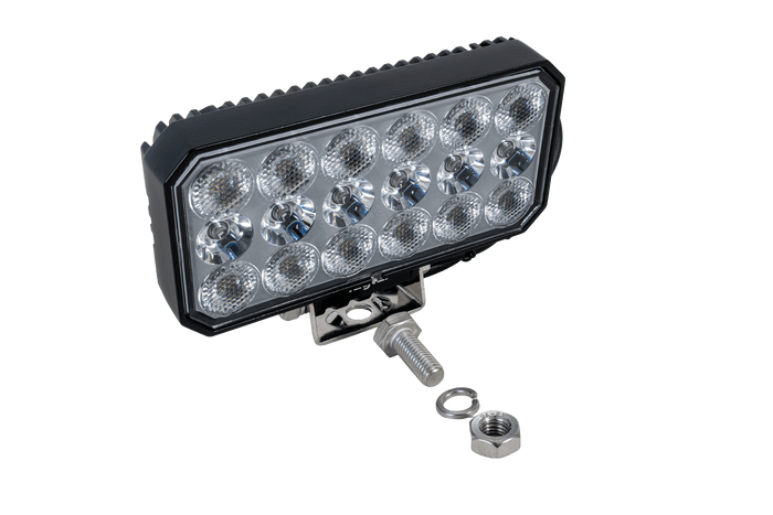 Lampe de travail, réflecteur rectangulaire LED LAYTZ LY7304, 66 LED, 5800 lm