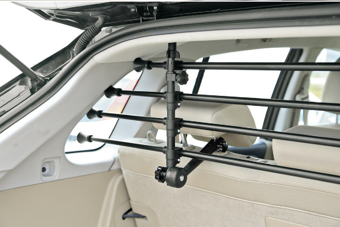 Cloison de coffre LAMPA GRG-9 Barrière compacte pour chien/bagages 85-140 cm