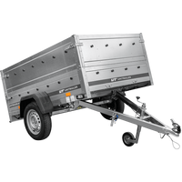 Remorque légère 200x125 UNITRAILER GARDEN 201 KIPP avec côtés BIS