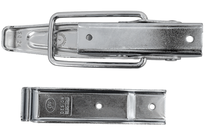 Attelage, charnière latérale avec fixation STEELPRESS ZB-01+Z-02 pour fermeture latérale complète remorque