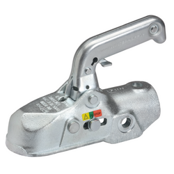 Attelage à boule WINTERHOFF WW 350-RB-K1414 pour remorque de 3500 kg avec timon tubulaire de 50 mm, en fonte