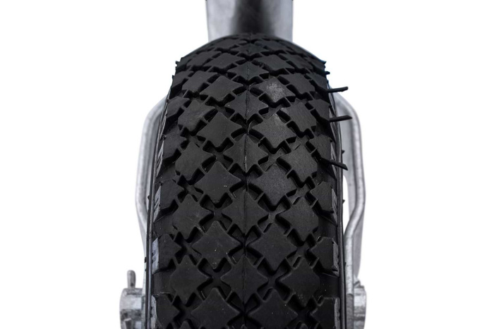 Roue de support KNOTT TK48, roue pneumatique, 150 kg, 48 mm, 500-720 mm