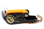 Jeu de quatre courroies de transport orange KAMAR 3 m/25 mm/0,8 t avec tendeur