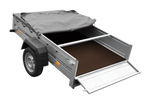 Remorque légère 200x125 UNITRAILER GARDEN 201 KIPP avec bâche grise