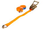 Courroie de transport orange UNITRAIER 8 m/25 mm/1 t avec tendeur