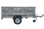 Remorque porte-voitures 230x125 UNITRAILER GARDEN 230 KIPP avec côtés BIS et bâche grise