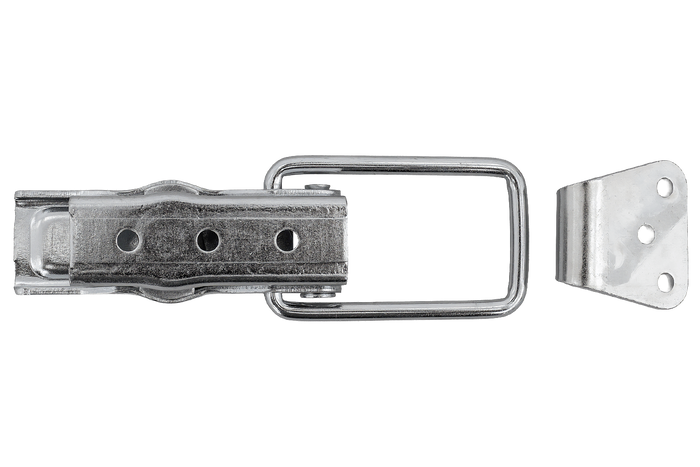 Attelage, fermeture latérale avec fixation STEELPRESS ZB-13A+Z-11A, verrouillage latéral complet de la remorque avec clé