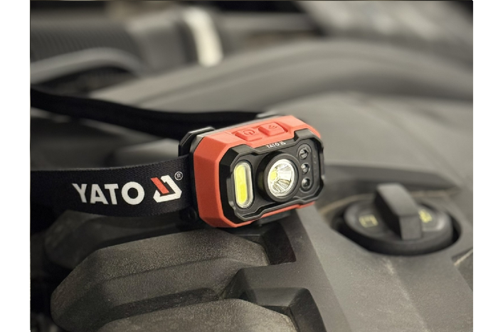 Lampe frontale LED YATO YT-085942 avec détecteur de mouvement, 1000 lm