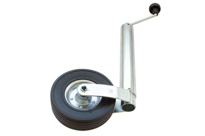 Roue jockey avec collier WINTERHOFF ST60-255SB+KLE60, 250 kg, 60 mm, 525-755 mm
