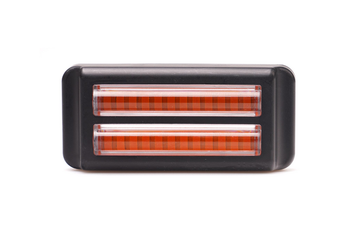 Lampe d'avertissement WAŚ 2469 W284 LED clignotante orange MAÎTRE/ESCLAVE