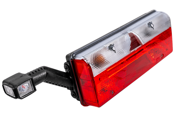 Feu arrière à baïonnette LED ASPÖCK EUROPOINT III 7 broches ASS2 avec avertisseur sonore et 7 fonctions restantes