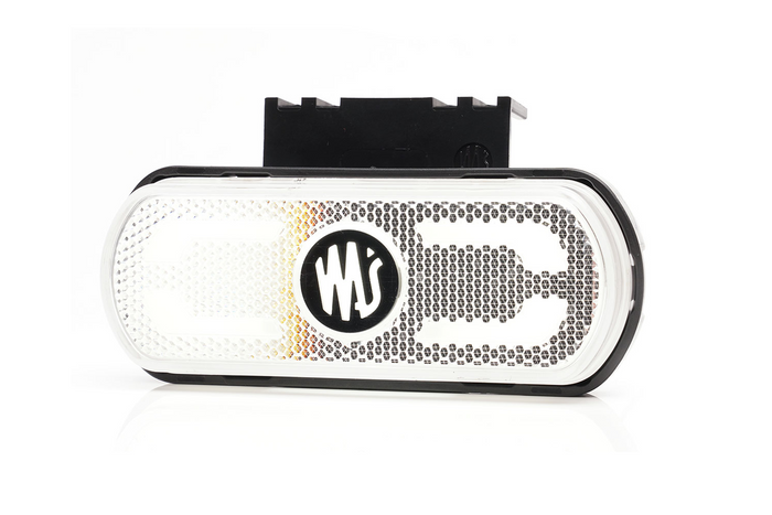 Feu de position universel à LED blanche WAŚ W240 1600 avec support