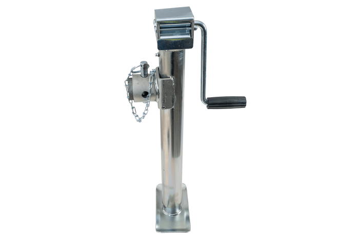 Support extensible avec adaptateur UNITRAILER TJ5002+TJ5002A pour remorque plateau 1300 kg 560-940 mm