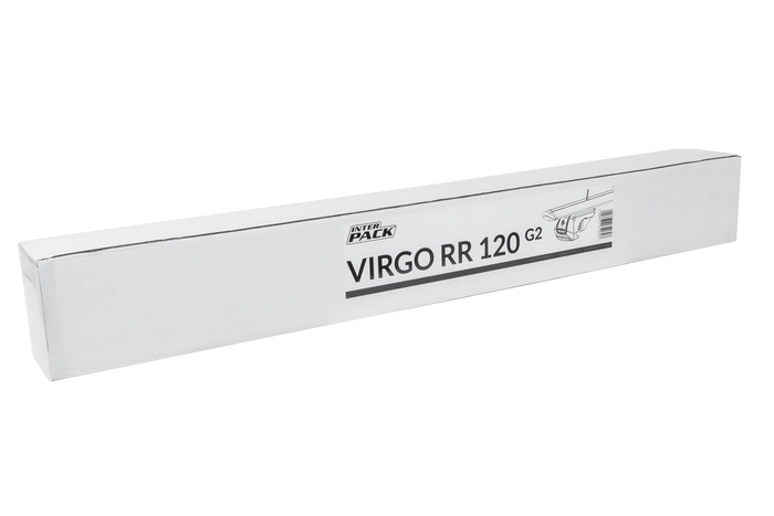 Barres de toit Inter Pack Virgo RR 120 (G2) pour rails ouverts