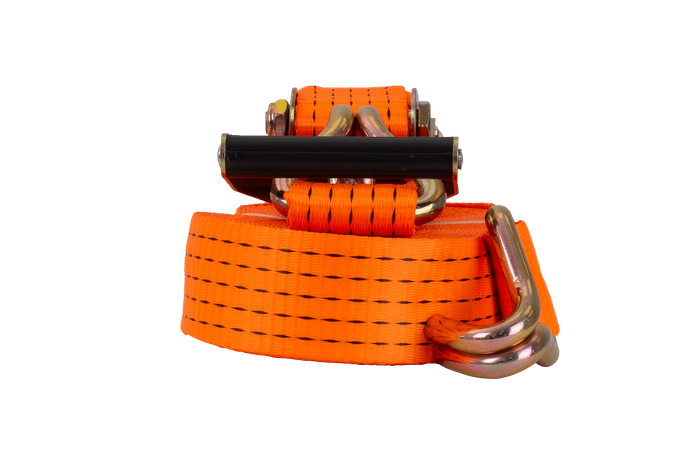 Courroie de transport orange UNITRAIER 15 m/50 mm/5 t avec tendeur