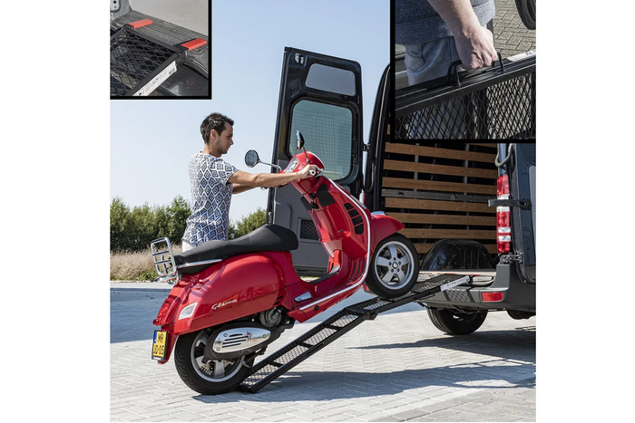 Rampe pliable ProPlus 390094 pour remorque 203 cm 340 kg