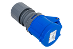 Prise électrique portable MANTES 2P+Z 16A 230V avec clapet