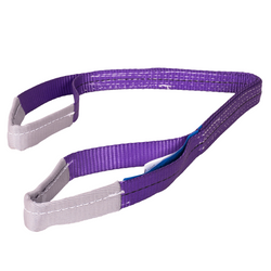 Élingue, sangle de levage HEFFA 2 m/30 mm/1 t avec boucles