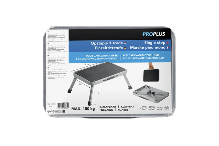 Marchepied de remorque pliable ProPlus 360827, plateforme 150 kg