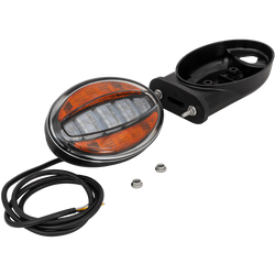 Feu avant universel FRISTOM FT-356 LED IND avec support de montage latéral