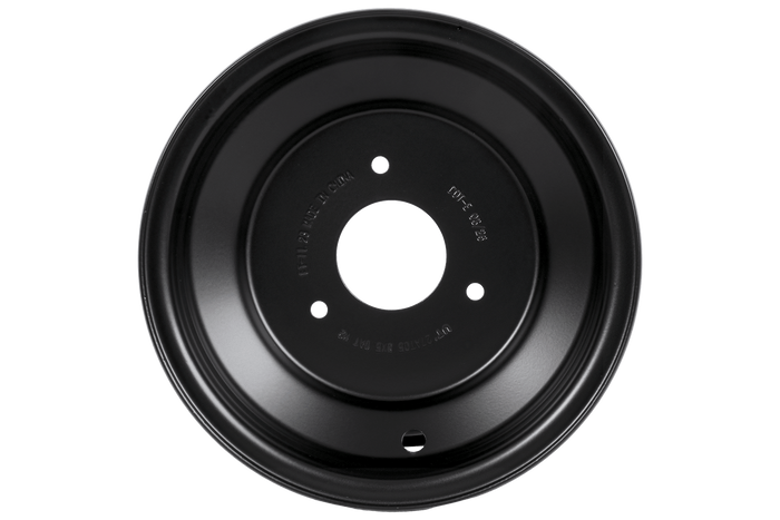 Jante en acier UNITRAILER noire 5ATx8"H2, 3x90, ET:-11.23