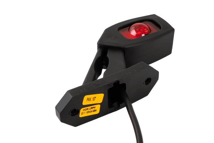 Feu de gabarit droit LED HORPOL LD 2109/P sur bras en caoutchouc