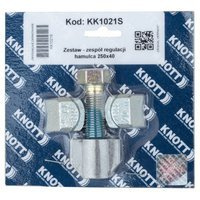 Réglage de la chaussure de frein KNOTT 250x40