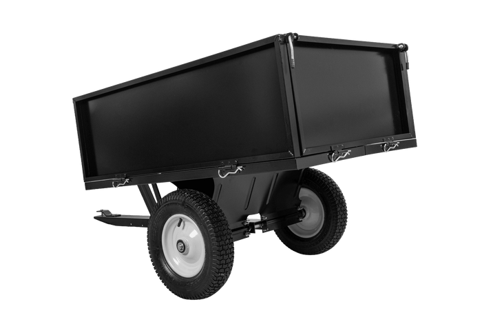 Remorque de jardin pour tracteur, quad UNITRAIER, chariot basculant 225 kg, 1030 x 700 mm