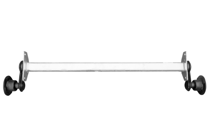 Essieu non freiné KNOTT VG7-L pour remorque de bateau 750 kg 1094 mm 1406 mm 4x100