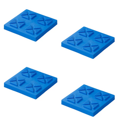 Ensemble de quatre coussinets de stabilisation d'angle pour remorque ProPlus 361538