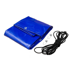 Bâche de protection pour châssis H-1100 UNITRAILER, bâche bleue pour remorque 264 x 125 cm GARDEN 264