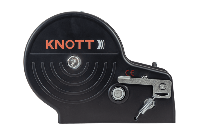 Treuil manuel pour remorque KNOTT 6X0017.311, 900kg avec sangle