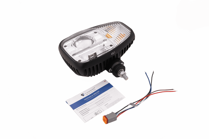 TT Technology TT.16611-L Feu avant LED 3 fonctions 23xLED 2350lm gauche pour JCB/Cat/Manitou/Volvo/Terex