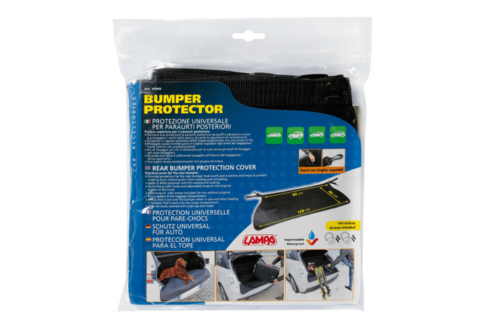 Tapis de protection de pare-chocs arrière LAMPA pour coffre 120x40cm