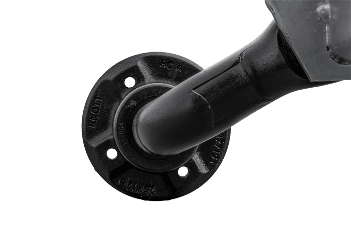 Essieu non freiné KNOTT VG7-L pour remorque 750kg 1125mm 1615mm 4x100