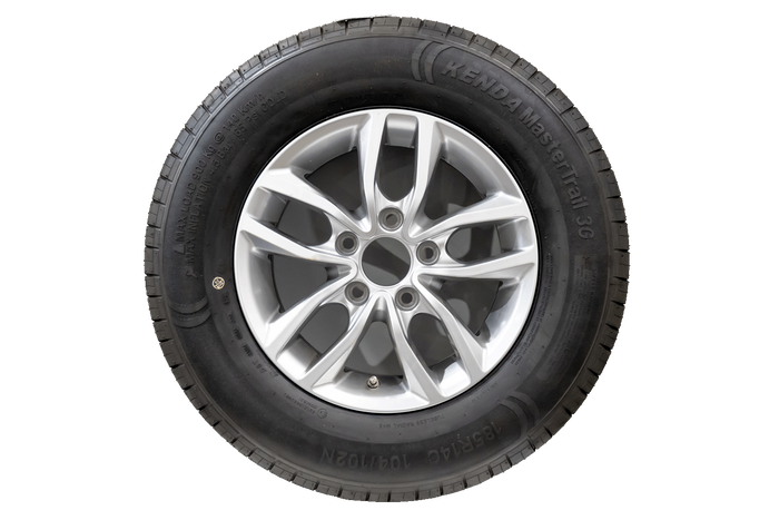 ROUE RENFORCÉE POUR REMORQUE PNEU KENDA 185/80 R14C 104/102N JANTE EN ALUMINIUM KENDA 5,5J x 14&quot; H2 5x112 ET:30