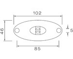 Feu de gabarit LED ASPÖCK FLATPOINT II, ​​blanc, universel