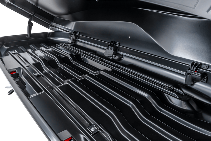 Coffre de toit Atera Casar XL, noir métallisé