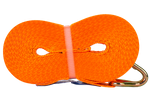 Sangle d'arrimage orange UNITRAILER 12 m/35 mm/2 t avec tendeur