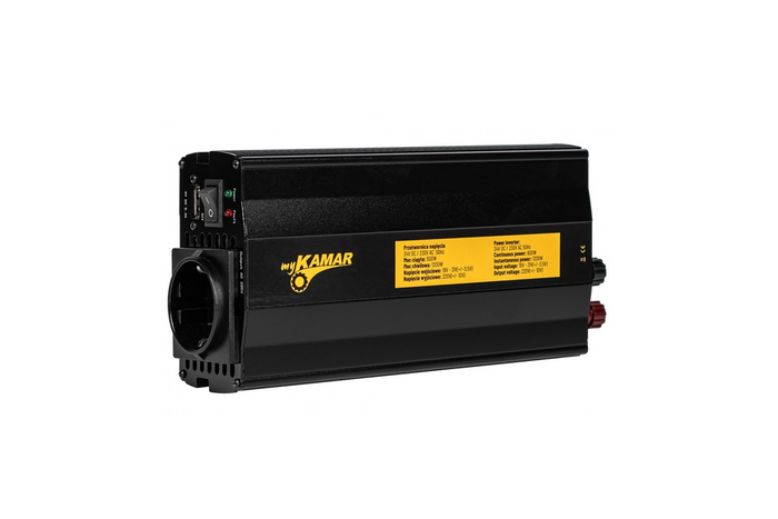 Convertisseur de tension 24V/230V (600/1200W) KAMAR E1925