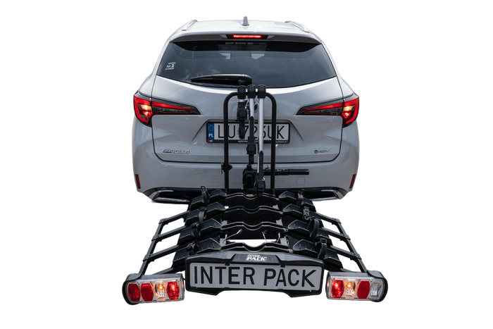 Inter Pack Quattro Fold - porte-vélos sur attelage pour 4 vélos
