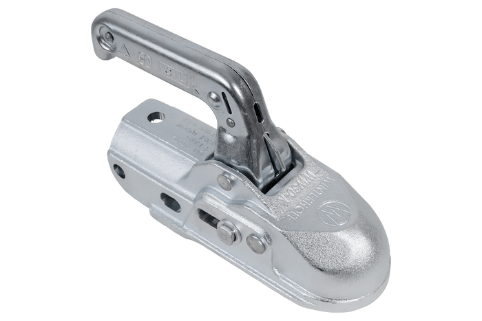 Attelage à boule WINTERHOFF WW 30-K+Z pour remorque de 3000 kg avec timon tubulaire de 35 à 51 mm, en fonte