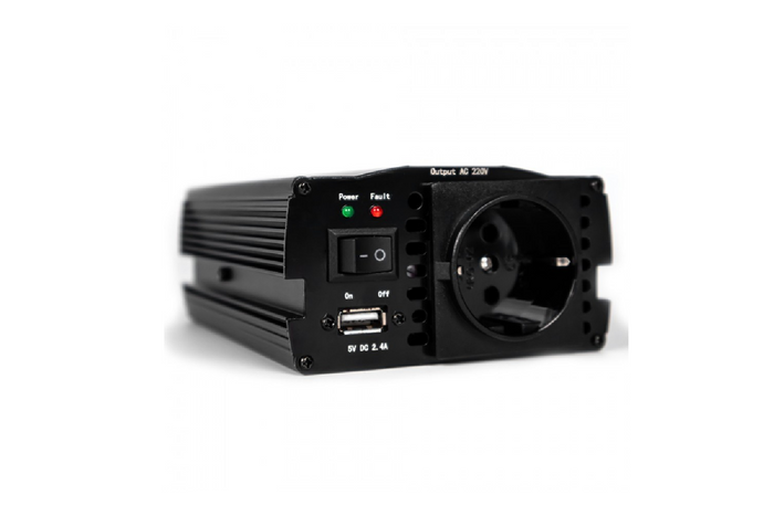 Convertisseur de tension 12V/230V (600/1200W) KAMAR E1924