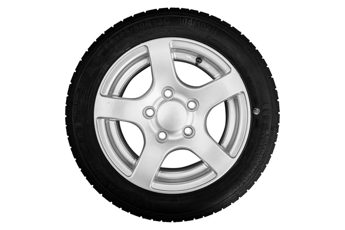 Roue renforcée pour remorque PNEU KENDA 195/50 R13C 104/102N ALU STARCO JANTE 6Jx13"H2 5x112 ET:30